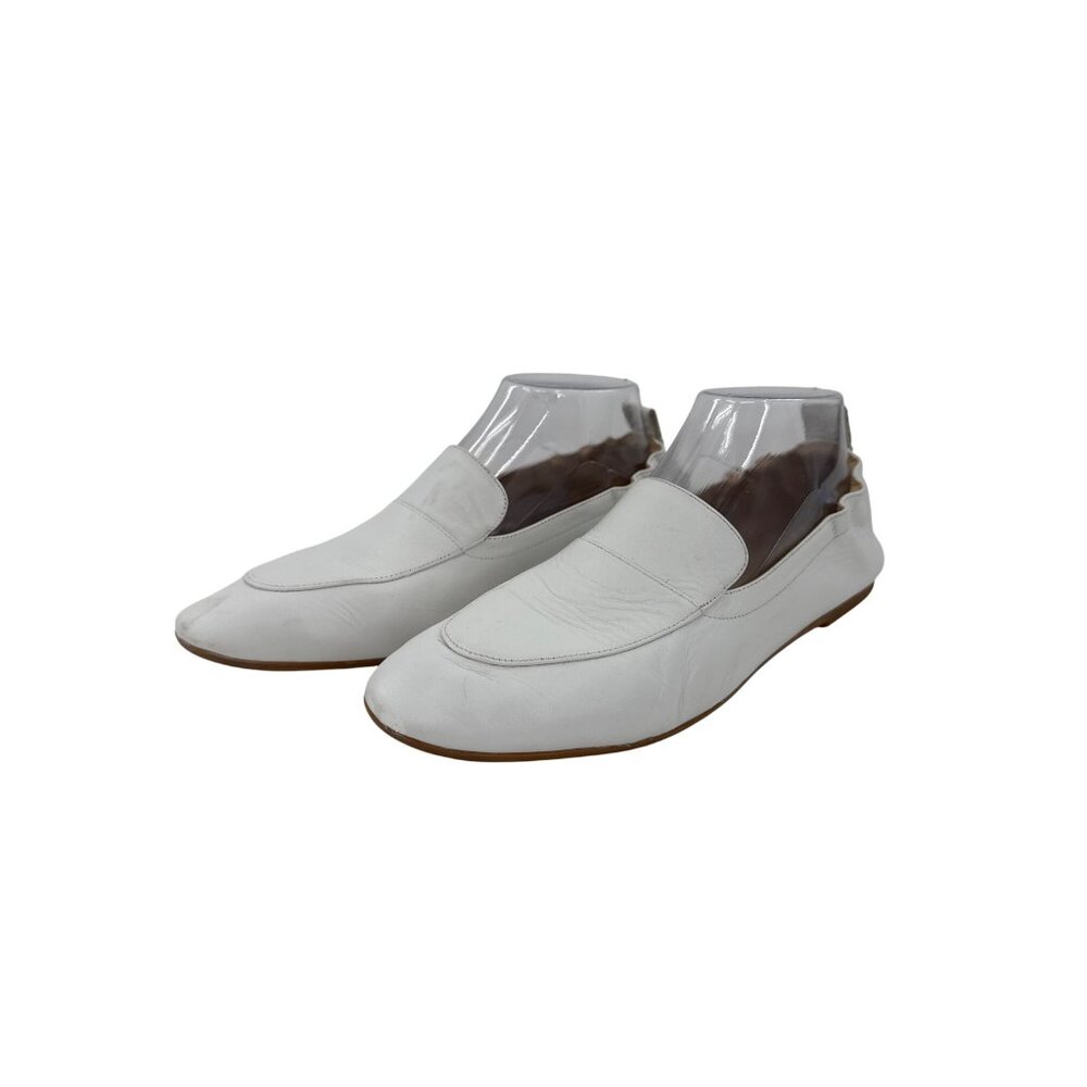 Everlane The Day Women's White Leather Loafers Size 9